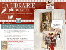 Tablet Screenshot of librairie-pittoresque.com